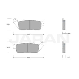 Pastilla de freno VT750 10185111
