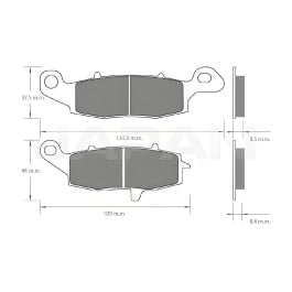 Pastilla de freno VSTROM650 101856